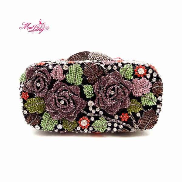 muring 2021 rose pattern handmade women's hollow bag hand dinnermini shoulder luxurys designers bags handbags fashion temperament