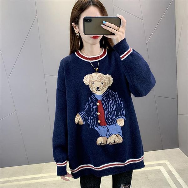 fashion women autumn winter womens sweaters bear pullovers casual warm female knitted cartoon pullover lady shrugs, White;black
fashion women autumn winter womens sweaters bear pullovers casual warm female knitted cartoon pullover lady shrugs, White;black