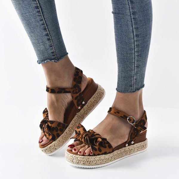 leopard wedges shoes woman classics buckle strap bow-knot sandals summer platform women buty damskie, Black
leopard wedges shoes woman classics buckle strap bow-knot sandals summer platform women buty damskie, Black