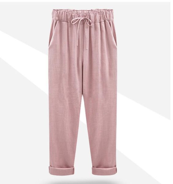 women's pants & capris women summer cotton linen candy high waist jogger casual ankle-length plus size 6xl 5xl pink green blue, Black;white
women's pants & capris women summer cotton linen candy high waist jogger casual ankle-length plus size 6xl 5xl pink green blue, Black;white
