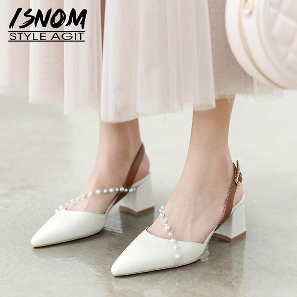 thick high heels sandals women shoes clear pearl strip slingback ladies pointed toe genuine leather woman, Black
thick high heels sandals women shoes clear pearl strip slingback ladies pointed toe genuine leather woman, Black