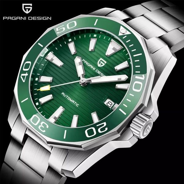 wristwatches pagani design men fashion sports mechanical watch brand stainless steel 100m waterproof automatic sapphire glass clock, Slivery;brown
wristwatches pagani design men fashion sports mechanical watch brand stainless steel 100m waterproof automatic sapphire glass clock, Slivery;brown