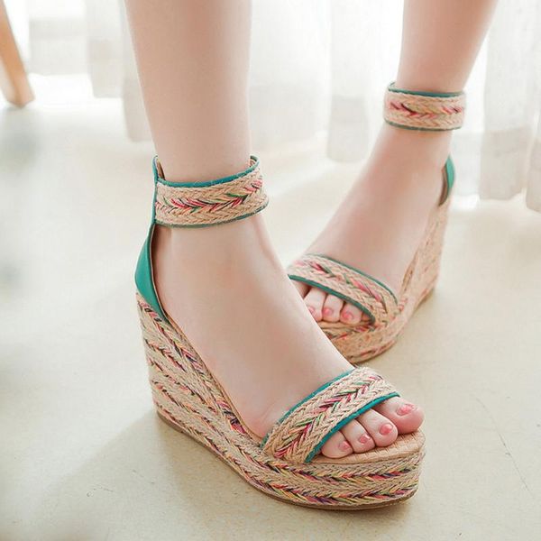 wedges shoes for women 2021 platform sandals woman fashion bohemian beach sandal girls high heel sandalias feminina, Black
wedges shoes for women 2021 platform sandals woman fashion bohemian beach sandal girls high heel sandalias feminina, Black