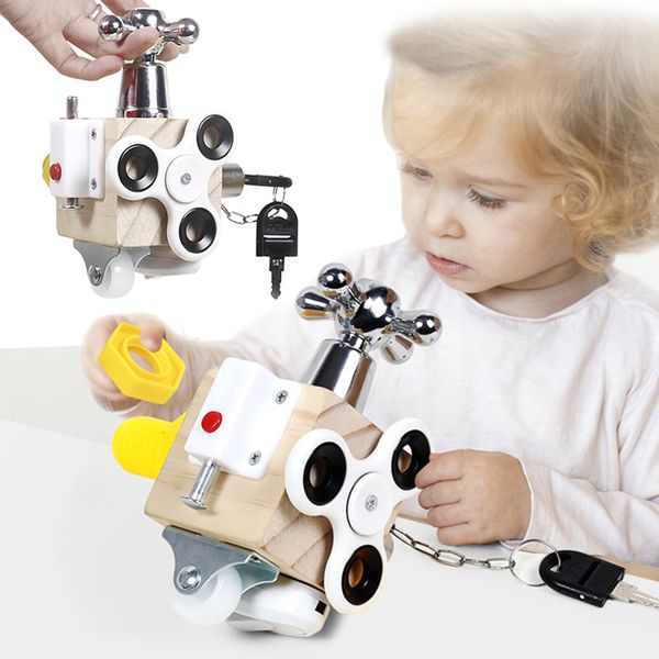 Montessori toys Busy Board Unlock Toy Educational Sensory Board For Toddlers Busyboard Intelligence Development Educational
Montessori toys Busy Board Unlock Toy Educational Sensory Board For Toddlers Busyboard Intelligence Development Educational