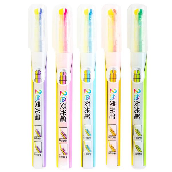 highlighters 30 pcs/lot dual color highlighter marker pen fluorescent liner book stationery office school supplies rotuladores eb375, Black;red
highlighters 30 pcs/lot dual color highlighter marker pen fluorescent liner book stationery office school supplies rotuladores eb375, Black;red