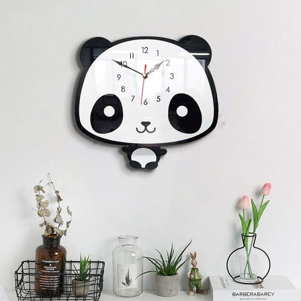 wall clocks 2021 nordic style panda clock silent wooden for home living room drop
wall clocks 2021 nordic style panda clock silent wooden for home living room drop