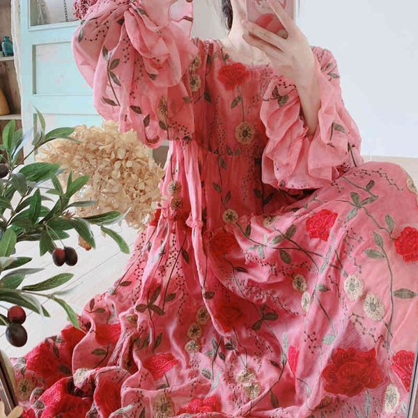 casual dresses for women korean fashion lantern sleeve floral embroidery oversize lolita pink woman dress vestido feminino 30d7, Black;gray
casual dresses for women korean fashion lantern sleeve floral embroidery oversize lolita pink woman dress vestido feminino 30d7, Black;gray