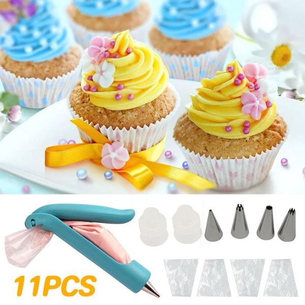 baking & pastry tools 11pcs/set cream decor set icing piping bag 4 nozzle pouch 2 converter 1 cake pen diy toolsi
baking & pastry tools 11pcs/set cream decor set icing piping bag 4 nozzle pouch 2 converter 1 cake pen diy toolsi