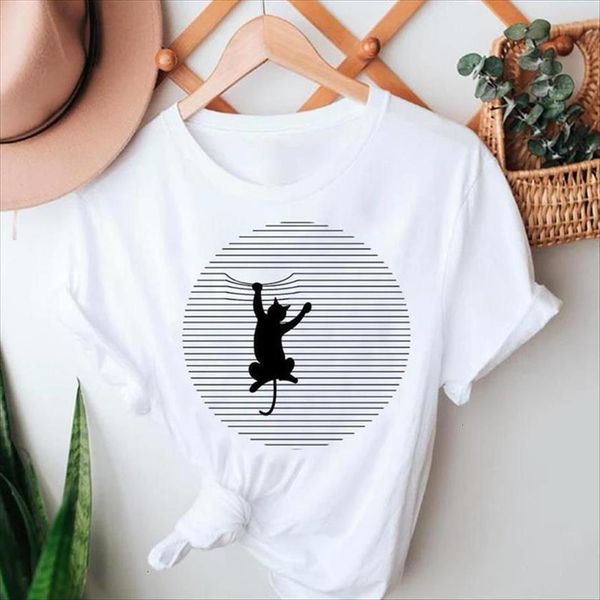 summer tshirts cat funny women striped cartoon fashion short sleeve 90s clothes graphic print female tee shirt, White
summer tshirts cat funny women striped cartoon fashion short sleeve 90s clothes graphic print female tee shirt, White