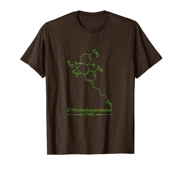 thc molecule shirt - chemist shirts, White;black