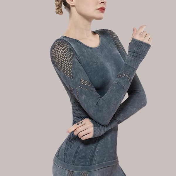 yoga outfit mesh breathable seamless shirt slim sport woman long sleeve gym shirts running crop t workout
yoga outfit mesh breathable seamless shirt slim sport woman long sleeve gym shirts running crop t workout