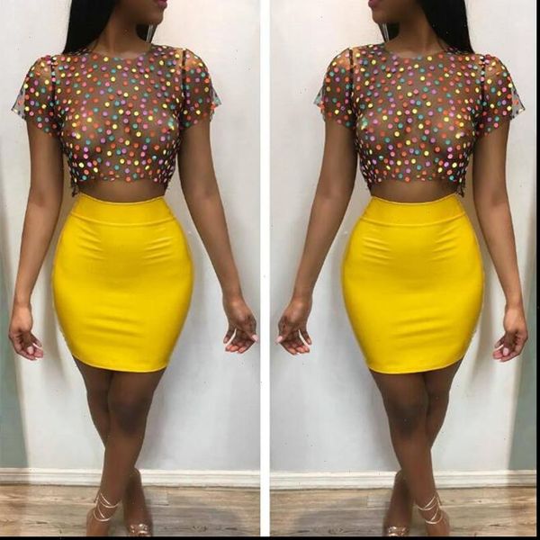 summer two piece set elegant womens tracksuits mesh polka dot casual party crop and skirt sets outfits, Gray
summer two piece set elegant womens tracksuits mesh polka dot casual party crop and skirt sets outfits, Gray