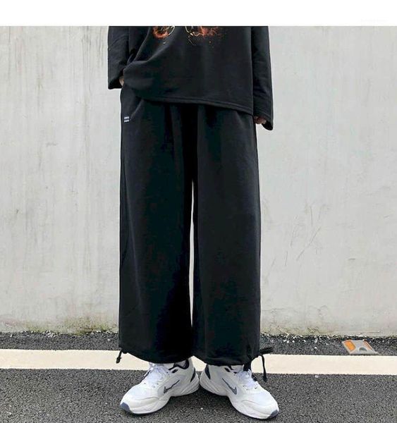 loose wide-leg pants autumn and winter korean plus velvet thickened sports casual with feet all-match men women trousers men's, Black
loose wide-leg pants autumn and winter korean plus velvet thickened sports casual with feet all-match men women trousers men's, Black