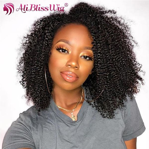 100% human hair afro kinky curly u part wig wigs for black women brazilian remy natural color1, Black;brown
100% human hair afro kinky curly u part wig wigs for black women brazilian remy natural color1, Black;brown