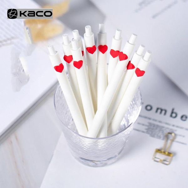 gel pens kacogreen love pen kaco 0.5mm black ink ballpoint core durable signing abs plastic white stationery
gel pens kacogreen love pen kaco 0.5mm black ink ballpoint core durable signing abs plastic white stationery