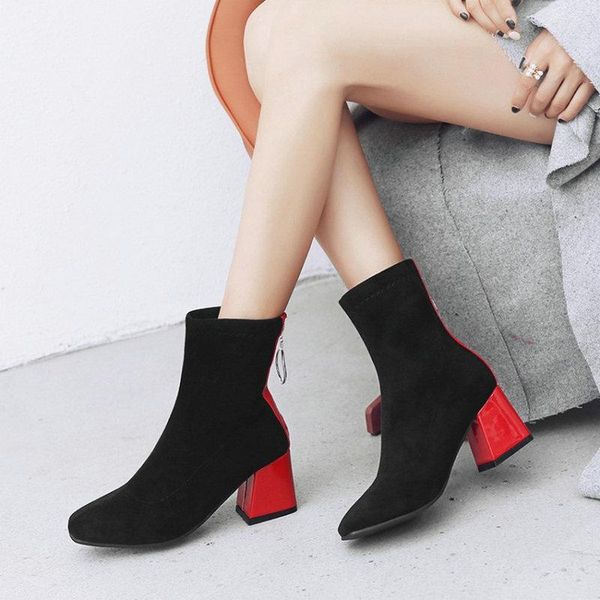 boots dilalula mixed color ankle women 6.5cm high heels stretchable autumn winter female shoes woman size 32 48, Black
boots dilalula mixed color ankle women 6.5cm high heels stretchable autumn winter female shoes woman size 32 48, Black