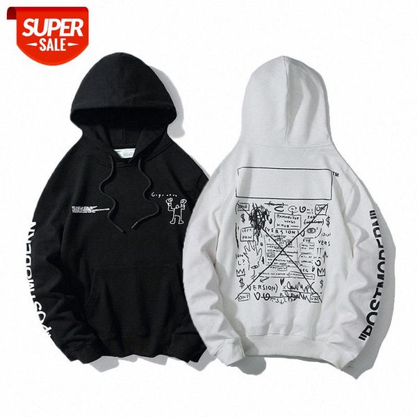 ow white spoof robot graffiti cotton hooded sweater men and women couple pullover hoodies #hg87, Black
ow white spoof robot graffiti cotton hooded sweater men and women couple pullover hoodies #hg87, Black