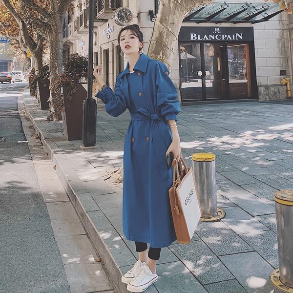 women's trench coats solid color loose casual long windbreaker coat turn-down collar double breasted elegant sleeve with belt plus size, Tan;black
women's trench coats solid color loose casual long windbreaker coat turn-down collar double breasted elegant sleeve with belt plus size, Tan;black