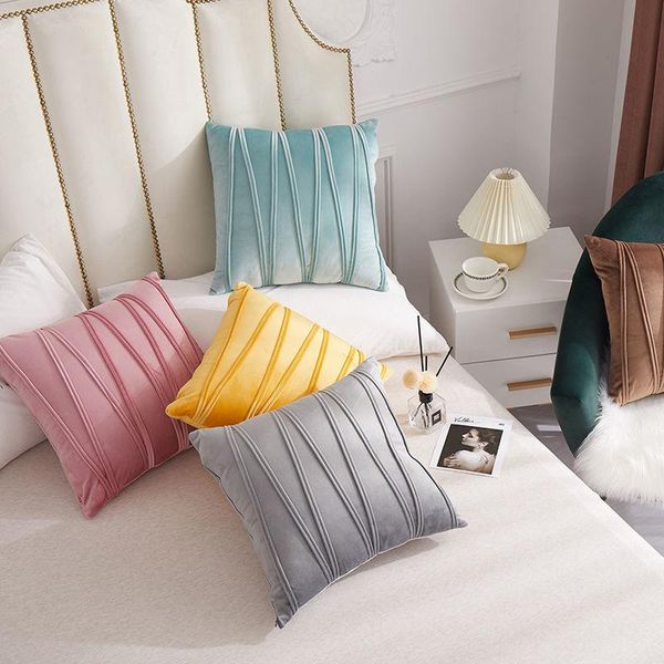 cushion/decorative pillow modern solid velvet decorative cushion covers 45x45xm for living room simple soft striped throw cover lumbar pillo
cushion/decorative pillow modern solid velvet decorative cushion covers 45x45xm for living room simple soft striped throw cover lumbar pillo