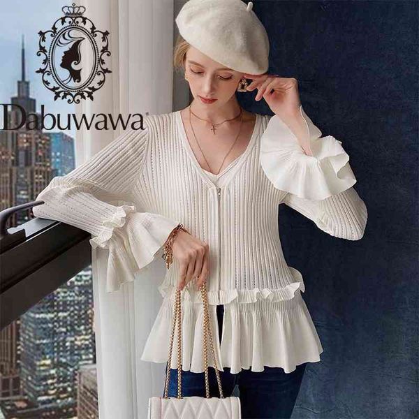 dabuwawa sweet white ruffle hem cardigan women zipper autumn winter ruffled sleeve v-neck knit sweater female dt1dkj003 210520
dabuwawa sweet white ruffle hem cardigan women zipper autumn winter ruffled sleeve v-neck knit sweater female dt1dkj003 210520