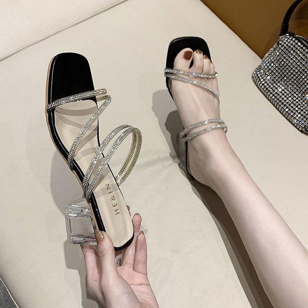 slippers women woman shoes high heels slides party sandals summer designer crystal heel fashion, Black
slippers women woman shoes high heels slides party sandals summer designer crystal heel fashion, Black