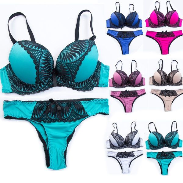 lady push up bra set lace bralette underwear panty set intimates women bra brief set, Red;black
lady push up bra set lace bralette underwear panty set intimates women bra brief set, Red;black