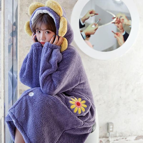 women's sleepwear winter sweet girl flower loose bathrobe women fashion warm comfortable robe long sleeve dressing gown female pijamas, Black;red
women's sleepwear winter sweet girl flower loose bathrobe women fashion warm comfortable robe long sleeve dressing gown female pijamas, Black;red