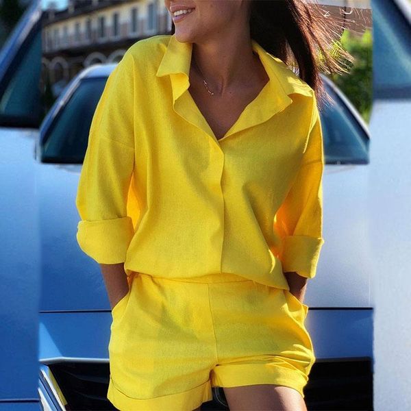 women's tracksuits summer fashion women casual loose two piece sets outfit autumn ladies elegant turn-down collar long sleeve and shor, Gray
women's tracksuits summer fashion women casual loose two piece sets outfit autumn ladies elegant turn-down collar long sleeve and shor, Gray