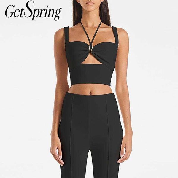 getspring women camis black white crop summer waistcoat backless hollow out cami short halter bottoming tanks 210601
getspring women camis black white crop summer waistcoat backless hollow out cami short halter bottoming tanks 210601