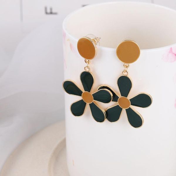dangle & chandelier gaku large flower metal earrings korean temperament hyuna style yellow and green retro small fresh fairy jewelry female, Silver
dangle & chandelier gaku large flower metal earrings korean temperament hyuna style yellow and green retro small fresh fairy jewelry female, Silver