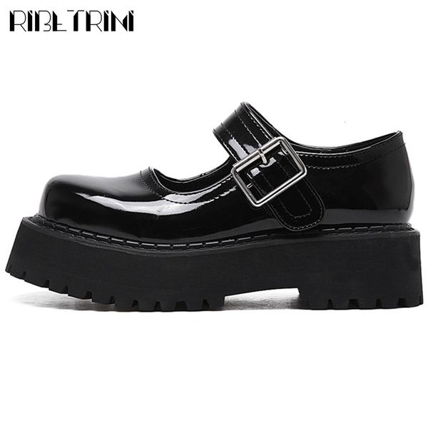 sandals brand chic skidproof platform chunky heels genuine leather mary janes shoes pumps women, Black
sandals brand chic skidproof platform chunky heels genuine leather mary janes shoes pumps women, Black
