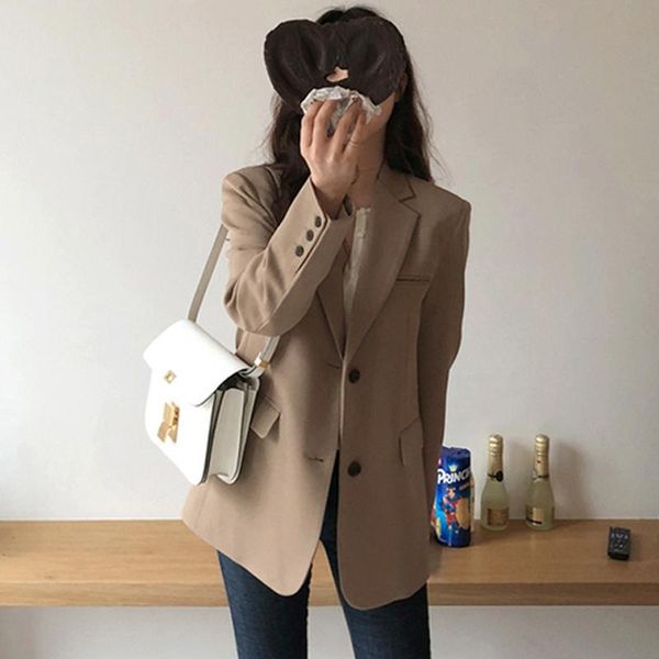 women's suits & blazers vintage office lady solid women blazer spring pockets jackets female single-breasted coat work feminino outerwe, White;black
women's suits & blazers vintage office lady solid women blazer spring pockets jackets female single-breasted coat work feminino outerwe, White;black