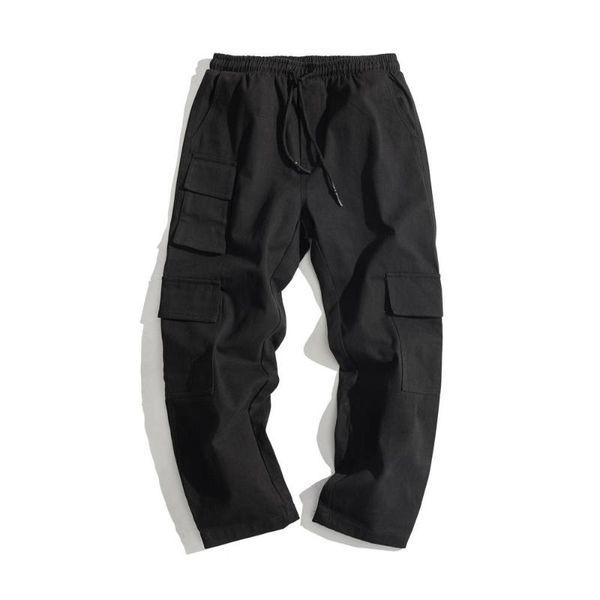 women's pants & capris streetwear cargo women elastic high waist pantalon femme black loose pockets trousers spring solid male, Black;white
women's pants & capris streetwear cargo women elastic high waist pantalon femme black loose pockets trousers spring solid male, Black;white