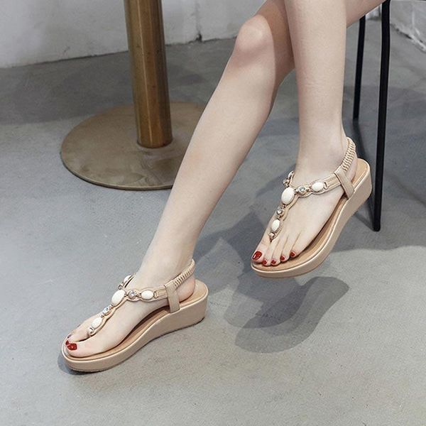 sandals women 2021 elegant crystal buckle wedges casual shoes woman elastic band comfortable outdoor plus size, Black
sandals women 2021 elegant crystal buckle wedges casual shoes woman elastic band comfortable outdoor plus size, Black
