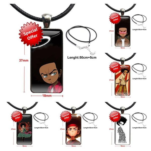 pendant necklaces huey an boondocks for women gift glass necklace handmade half rectangle authentic, Silver
pendant necklaces huey an boondocks for women gift glass necklace handmade half rectangle authentic, Silver