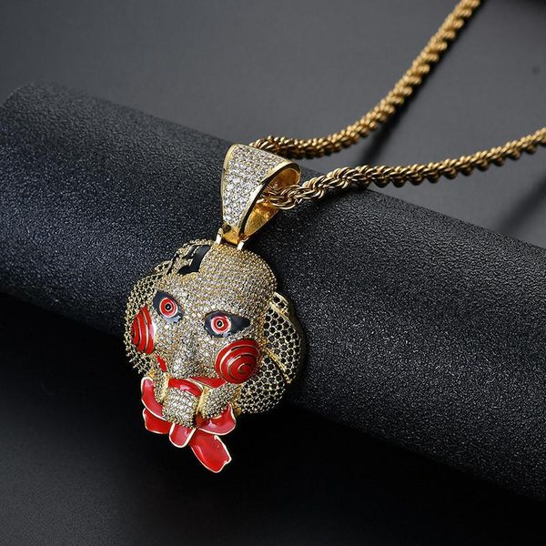 pendant necklaces horror mask necklace arrival fashion hip hop jewelry cubic zirconia iced out mens, Silver
pendant necklaces horror mask necklace arrival fashion hip hop jewelry cubic zirconia iced out mens, Silver