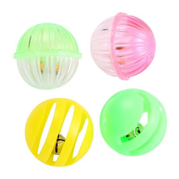 cat toys 4 pcs/lot pet interactive plastic bell ball toy scratch-resistant exercise set
cat toys 4 pcs/lot pet interactive plastic bell ball toy scratch-resistant exercise set