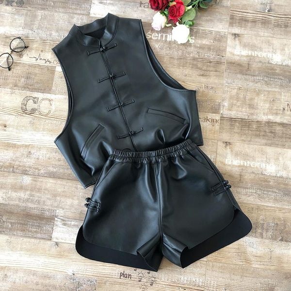 women's leather & faux 2021 autumn and winter womens sheepskin vest black chinese style retro
women's leather & faux 2021 autumn and winter womens sheepskin vest black chinese style retro