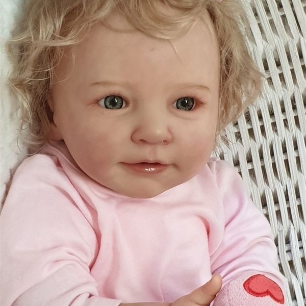55 cm 3d-paint skin silicone reborn lisa girl baby doll toy realistic 22 inch like real bebe princess toddler alive dress up 220315
55 cm 3d-paint skin silicone reborn lisa girl baby doll toy realistic 22 inch like real bebe princess toddler alive dress up 220315
