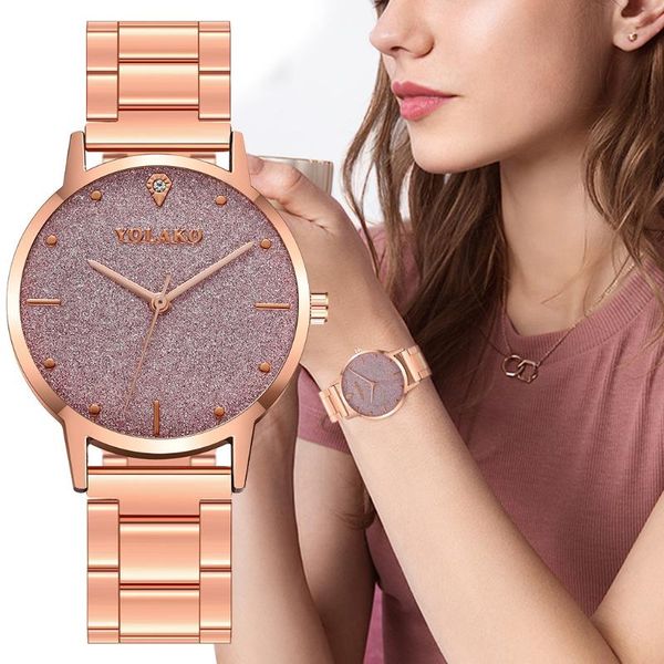 wristwatches 2021 fashion watch steel belt folding buckle creative frosted three-needle dial quartz woman's watches, Slivery;brown
wristwatches 2021 fashion watch steel belt folding buckle creative frosted three-needle dial quartz woman's watches, Slivery;brown