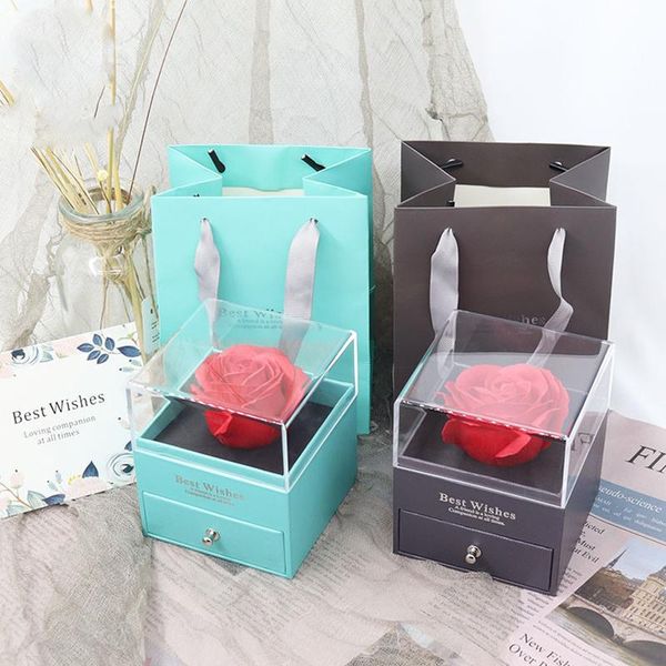 valentine's day gift box with soap flower and drawer gray/green ring storage for little jewelry fhj889 wrap
valentine's day gift box with soap flower and drawer gray/green ring storage for little jewelry fhj889 wrap