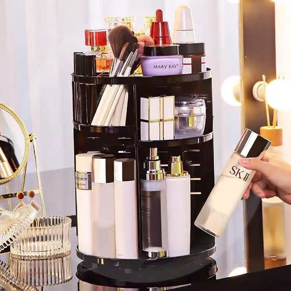 storage boxes & bins 360 rotation makeup organizer large capacity waterproof bathroom cosmetic box jewelry lipstick container deskdrawer
storage boxes & bins 360 rotation makeup organizer large capacity waterproof bathroom cosmetic box jewelry lipstick container deskdrawer
