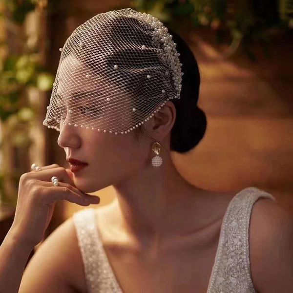 bridal veils white wedding veil pearl hairbands elegant hair jewelry accessories for women soft yarn romantic headwear, Black
bridal veils white wedding veil pearl hairbands elegant hair jewelry accessories for women soft yarn romantic headwear, Black