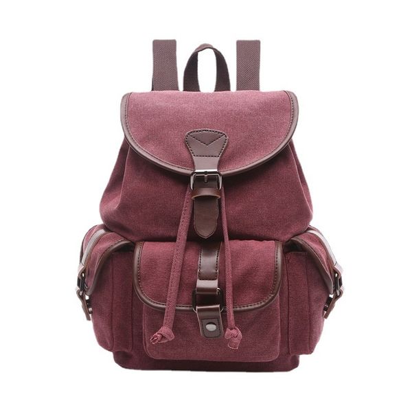 canvas backpack korean fashion women's backpack student solid color multi pocket outdoor travel bag
canvas backpack korean fashion women's backpack student solid color multi pocket outdoor travel bag