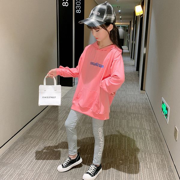 girls sweatshirts + pants sets kids spring autumn solid teenagers tracksuits formal children clothing sets outfits, White
girls sweatshirts + pants sets kids spring autumn solid teenagers tracksuits formal children clothing sets outfits, White