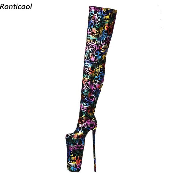 boots ronticool women platform over the knee 30 cm stiletto heels round toe gorgeous cosplay shoes plus us size 5-18, Black
boots ronticool women platform over the knee 30 cm stiletto heels round toe gorgeous cosplay shoes plus us size 5-18, Black