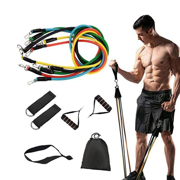multi-purpose resistance bands tpe11 piece set fitness tension rope latex elastic belt gym equipment for home
multi-purpose resistance bands tpe11 piece set fitness tension rope latex elastic belt gym equipment for home