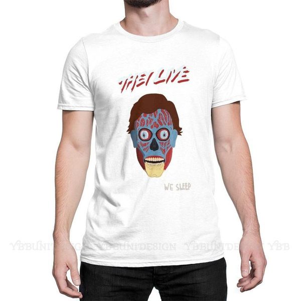 men's t-shirts men t shirts they live science fiction horror film funny tee shirt 1 short sleeve t-shirt pure cotton clothing, White;black
men's t-shirts men t shirts they live science fiction horror film funny tee shirt 1 short sleeve t-shirt pure cotton clothing, White;black