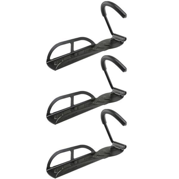 hooks & rails 3pcs wall-mounted bike hook durable hanger practical storage rack 
hooks & rails 3pcs wall-mounted bike hook durable hanger practical storage rack