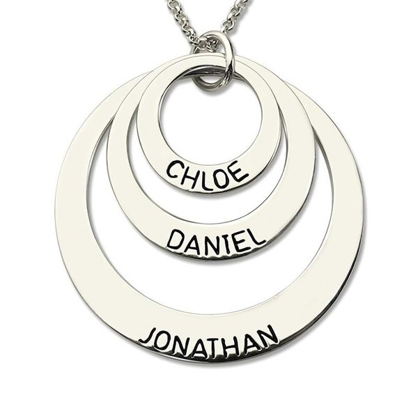 pendant necklaces custom name gold color chain layered necklace with three names engraved circles jewelry gift to mom#el35, Silver
pendant necklaces custom name gold color chain layered necklace with three names engraved circles jewelry gift to mom#el35, Silver
